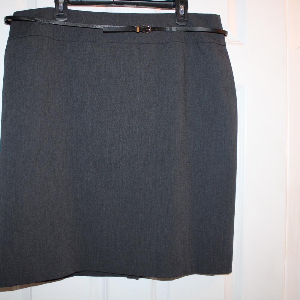 Liz Claiborne Charcoal Suit Skirt Size 18
